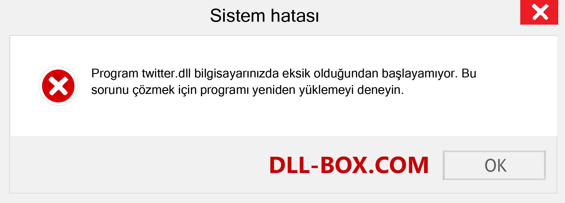 twitter.dll dosyası eksik mi? Windows 7, 8, 10 için İndirin - Windows'ta twitter dll Eksik Hatasını Düzeltin, fotoğraflar, resimler